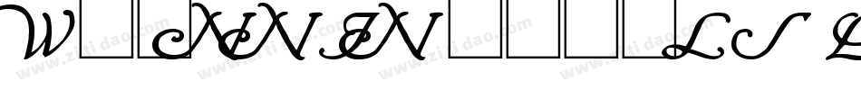 Wrenn Initials Light字体转换